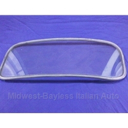 Front Windshield Gasket Seal Rubber Weatherstrip Smooth (Fiat 500, 600) - OE