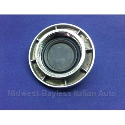 Fuel Filler Cap - Chrome Round (Fiat X1/9 1973-78) - U7