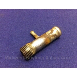 Auxiliary Air Hose Fitting at Intake Plenum (Fiat Bertone X1/9 1980-88 w/AC) - U8