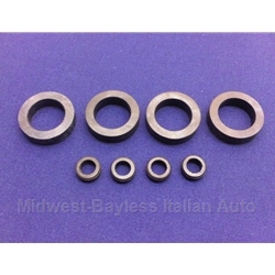 Fuel Injector O-Ring Seal KIT 8x (Lancia Beta w/Bosch L-Jet) - NEW