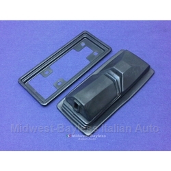 Hand Brake Cover - Boot and Plate (Fiat Bertone X1/9 All) - U8