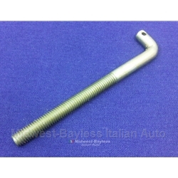 Hand Brake Threaded Clevis Rod (Fiat Pininfarina 124 Spider All) - OE / RENEW