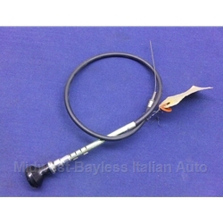 Hand Throttle Cable Assembly (Fiat 124 Spider 1972) - OE NOS