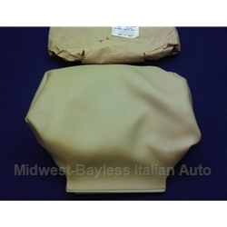 Head Rest Cover - Beige (Pininfarina 124 Spider 1983-85) - OE NOS