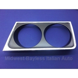 Headlight Bezel Left Chromed (Lancia Beta Sedan 1975-78) - OE NOS