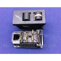 Headlight Switch "LIGHTS" Ideogram (Fiat X1/9 1979) - OE NOS