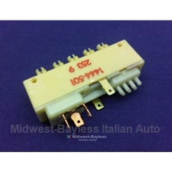 Heater Control Pushbutton Switch w/AC (Fiat Bertone X1/9, 131, Lancia) - OE NOS