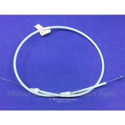 Hood Release Cable Assembly (Fiat 128 SL 3P) - NEW