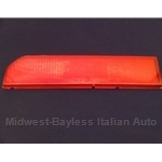 Turn Signal Lens Rear Left - Red (Lancia Beta Coupe All) - OE NOS