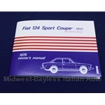 Owners Manual   (Fiat 124 Coupe 1975) - NEW