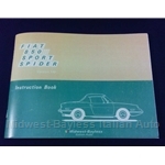Owners Manual (Fiat 850 Spider 1970) - NEW