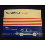 Owners Manual (Fiat Brava 2 Litre 1980) - OE NOS