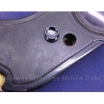 Seat Adjuster / Hinge Concealed Screw Plastic Cap Black - (Fiat 124 Spider to 1978, Lancia Beta All) - OE NOS