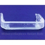 Reverse Light Lens Clear / Right Front (Fiat 850 Spider 1968-69) - OE NOS