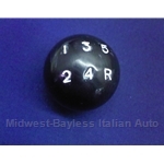 Shifter Knob Ball-Style 5-Spd (Fiat 124 Spider Coupe, X1/9, 128) - U8