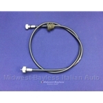 Speedometer Cable (Fiat 124 Spider, Coupe 1968-77) - NEW