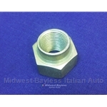 Axle Hub CV Spindle Stake Nut 18mm / 27mm Hex (Fiat 128 Front, Fiat 124 Abarth Rear) - OE NOS