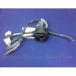 Steering Column Switch Assembly 2-Pos Lights (Fiat 124 Sedan Wagon 1973-74) - OE NOS