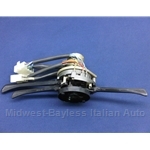 Steering Column Switch Assembly 3-Pos Lights (Fiat 128 Sedan Wagon 1970-71 + Fiat 124 Spider 1968-71) - OE NOS