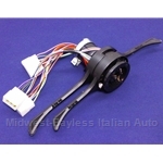 Steering Column Switch Assembly - Euro 3-Position Lights (Lancia Montecarlo) - NEW