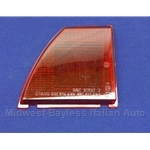 Tail Light Lens Left Red Outer (Fiat 124 Coupe 1973-75) - OE NOS
