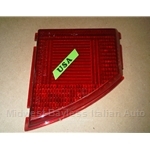 Tail Light Lens Right Red Outer (Fiat 124 Coupe 1973-75) - OE NOS