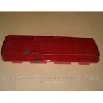 Tail Light Lens Right Top Red (Fiat 124 Coupe 1970-72) - OE NOS