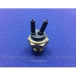 Vacuum Thermoswitch Black (Fiat DOHC SOHC 1979-80) - OE NOS