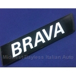 Badge Emblem "Brava" (Fiat Brava 1978-79) - OE NOS