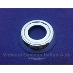 Window Crank Bezel Chrome (Fiat X1/9 1973-78, 124, 131 Abarth) - OE NOS