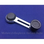 Window Crank Handle (Fiat Pininfarina 124 Spider 1979-85, 131 1975-78) - NEW