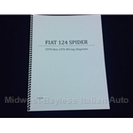 Wiring Diagrams Manual (Fiat 124 Spider 1975-1976) - NEW