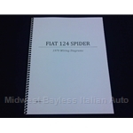 Wiring Diagrams Manual (Fiat 124 Spider 1979) - NEW