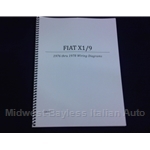 Wiring Diagrams Manual (Fiat X19 1976-78) - NEW