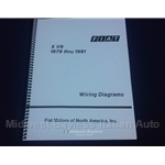 Wiring Diagrams Manual (Fiat X19 1979-82) - NEW