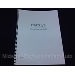 Wiring Diagrams Manual (Fiat X19 1980) - NEW