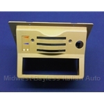 Dashboard Console  - Upper Heater Control - Tan (Yugo) - OE NOS
