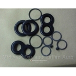 Brake Caliper Rebuild Kit (Fiat 1500 Cabriolet 1961-On 3-piston) - OE NOS