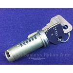 Door Lock Tumbler w/Keys (Fiat 131 All) - OE NOS