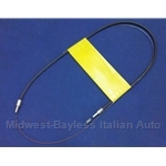 Hood Release Cable Assembly (Fiat 128 Sedan / Wagon All)- OE NOS
