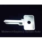 Key Blank - Ignition (Fiat Lancia All 1967-85) - NEW