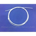 Trunk Release Cable + Engine Cover - Braided (Fiat Bertone X19 All) - NEW