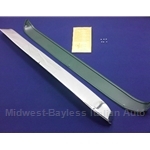 Window "Ventshades" Stainless Trim Kit (Fiat 124 Coupe A-Series) - OE NOS