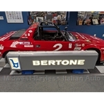 Authentic "Bertone" Dealer Sign - Looks and Works Great