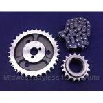 Timing Chain and Gears Kit (Fiat 850, 600D All) - NEW