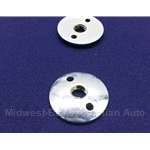 Rear Quarter Window Latch - Chromed Nut (Fiat 124 Coupe) - OE NOS