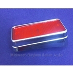 Tail Reflector Assembly Red - Left (Fiat 124) - OE NOS