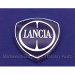 Badge Emblem "Lancia" 83mm  (Lancia Beta, Scorpion, Delta, Others)  - NEW