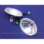 Headlight PAIR 2x -  7" / 175mm H4 L.E.D. LED Headlight KIT - Fiat Lancia All w/7" Bulb - NEW