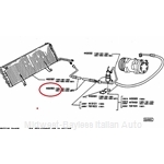 Air Conditioning Hose Under Car - Discharge Side (Fiat Bertone X1/9 1980-86) - U8